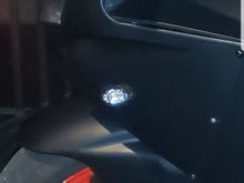 Installed TST flush mount turn signals
