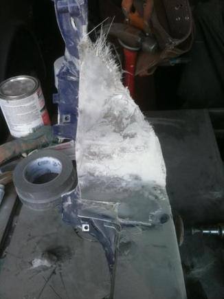 First using duct tape to simulate the curve than fiber glassing over it worked like a charm man I got smart friends