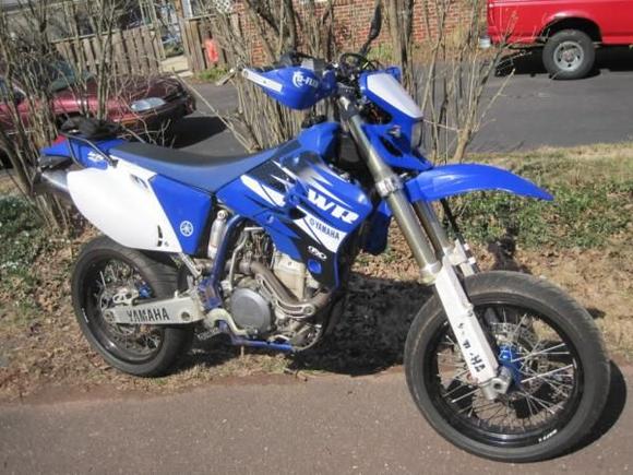 Street legal supermotard, 03 WR450F