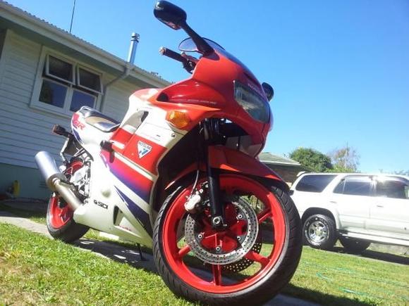 Treated her to some soap and silicon today. Massive summer day, livin it.