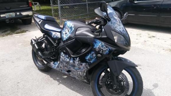 That baby stands out with the custom clown paint