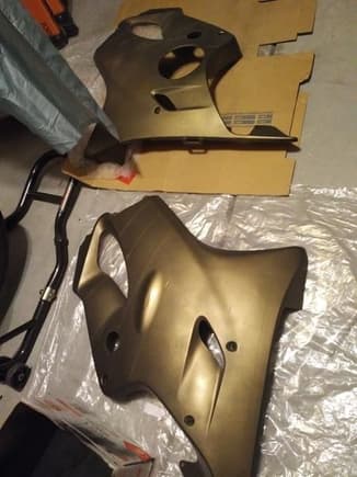Left and right fairings are done.