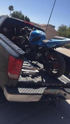 Taking her home