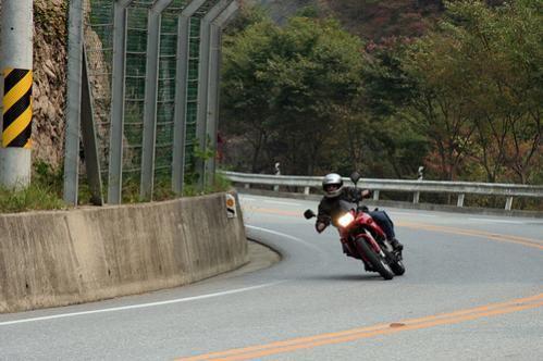 Friend on his beemer