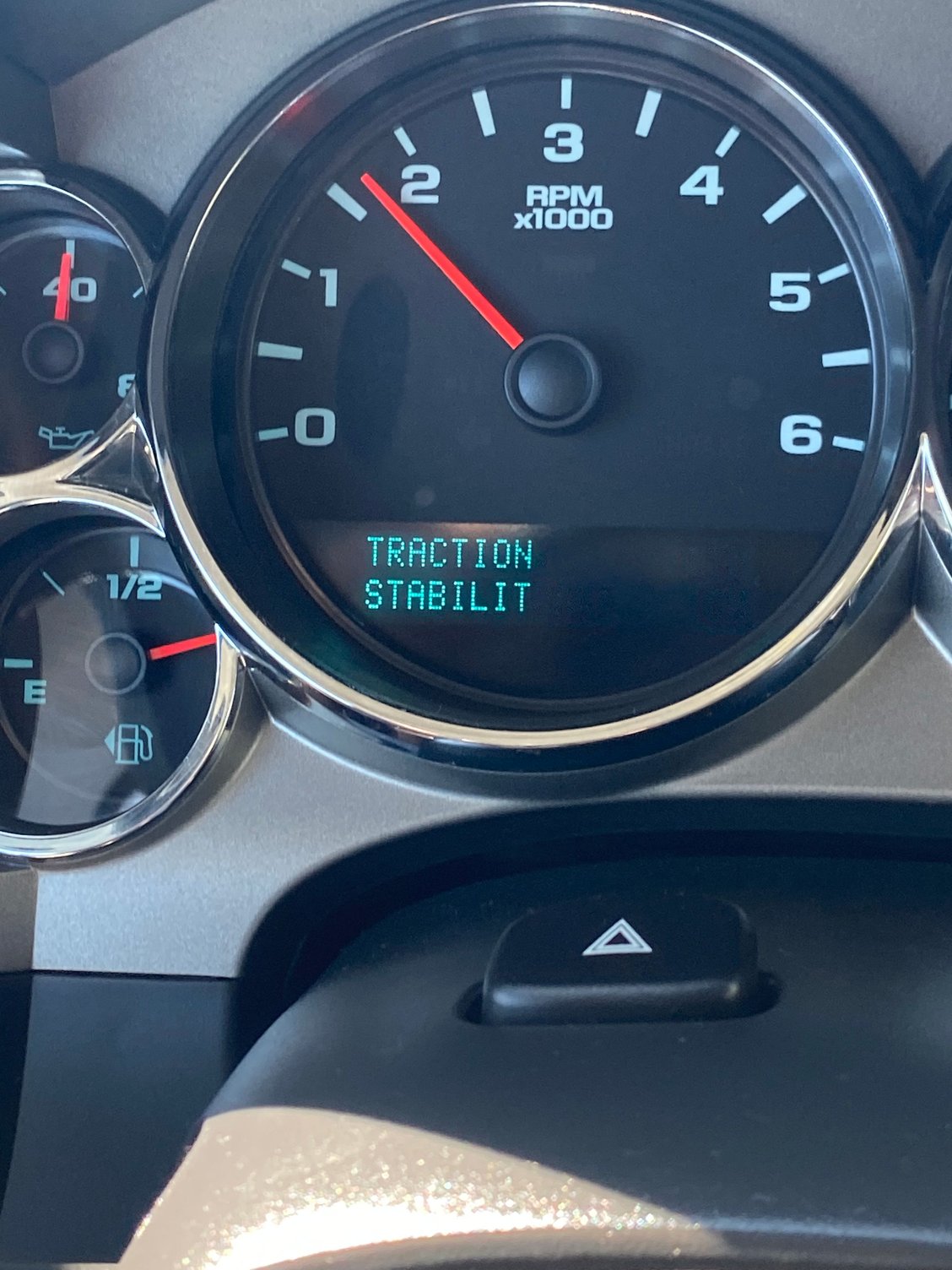 Stabilitrak, traction control, abs warning lights on 2012 Silverado