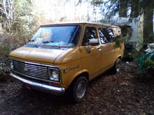 1973 Chevy G10 Shorty Van               
3 on the tree