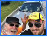 My Dad and I at a Corvette Show