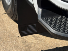 Driver side rear view after installation