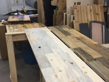 I made custom wall and ceiling panels with Pine that was killed by Pine Beetles. 