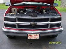 blacked out lights