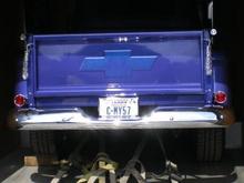 Back of the 57, notice the ghosted 57 inside the Bowtie