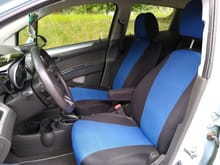 Love the seat covers, never liked vinyl seats in temperature extremes, hot and cold.