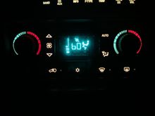 'Off' button on far-left is black due to burned out bulb.