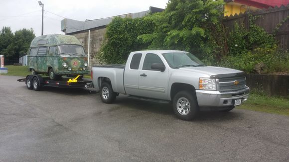 Older tow truck in the middle of Kentucky picking up this project for a buddies kid.