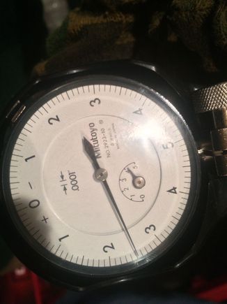 MAIN bearing clearance @ .0025"