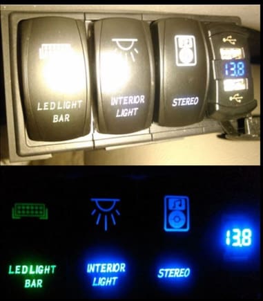 LED Rocker switches