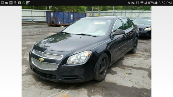 Online photos of rhe first wrecked malibu I would attempt to rebuild myself