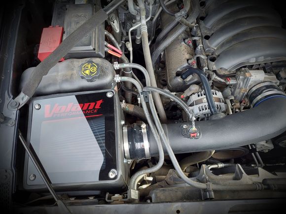 Volant cold air intake installed