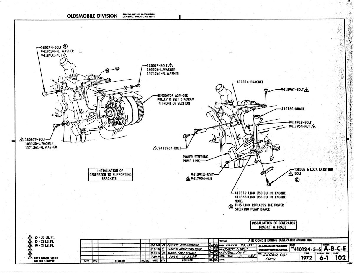 Oldsmobile 350 Engine Diagram - Wiring Diagram