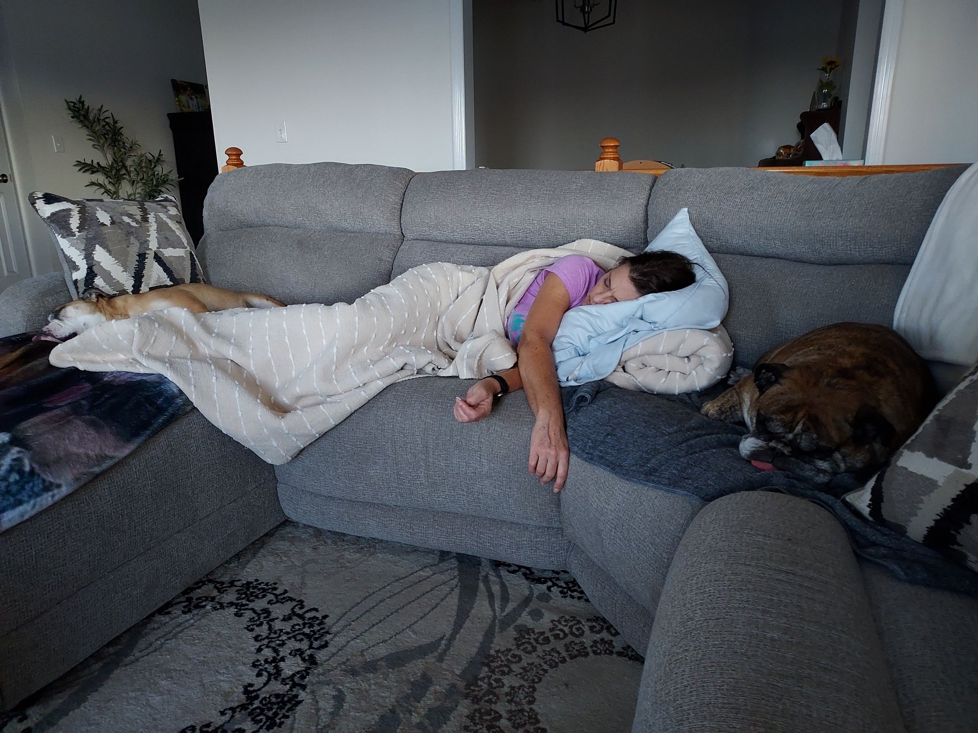This is why we bought such a large Livingroom Sectional!  😉