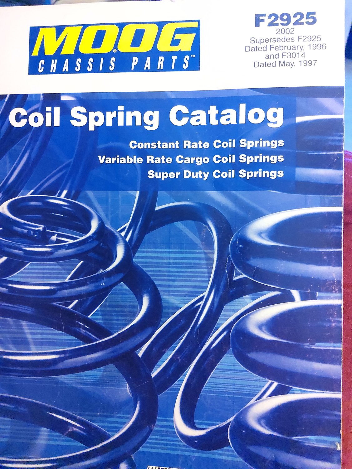 It has everything in it as far as springs rates, installed height, Free height. 