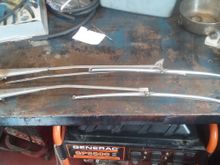 Original wiper arms, blades, need refills, they are still available,  i bought a set for my 73 Caddy recently