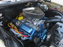 '74 block, '70 polished stock Nod Toro crank, '70 Ported E-heads, Comp XE 284, and to slow it down a stock '70 W-455 Olds intake.