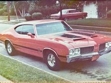 My 1970 W-30 four speed,  circa 1976.  Four speed, PW, PDL, PS, U21,AM/FM w/8 track.  3:91s and 13:42 on 06/06/76 at NY National Speedway