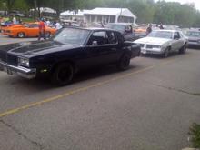 Hangin with another cutlass at the track....