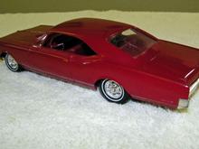 1965 Oldsmobile Dynamic 88 Holiday Coupe Promo Model Car - Target Red