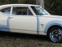 68 cutlass primed