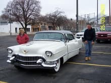 Our other ride -
The Gray Lady
A 1955 Cadillac Coupe de Ville
