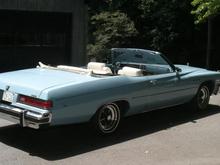 I drove to Asheville, NC with a buddy and drove this stunning &quot; Glacier Blue&quot; '75 Buick LeSabre back to PA ( approx 600 miles). She has only 32,000 miles, every maintenance record since 1975 and purchased from original owner. Art on wheels, for sure.
Update - Sold to nice retired gentleman from NJ at 2011 Fall Hershey