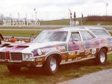 CHESROWN OLDS VISTA CRUISER ONCE RACED BY PAUL MAYO.  APOLOGIES TO BILL FLOYD.