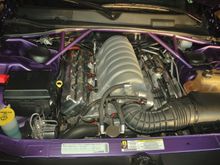 Challenger SRT8 aluminum intake and aluminum valve/coil covers