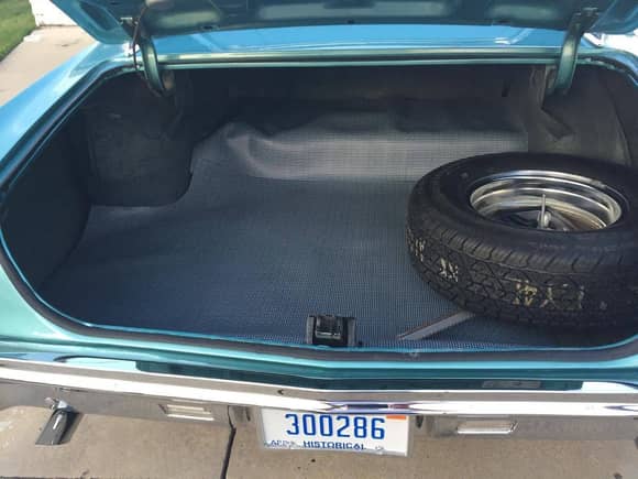Even an extra Rally wheel in the trunk.