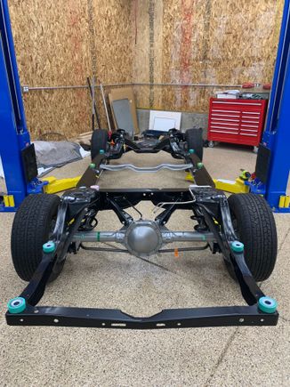 Finished chassis- rear view