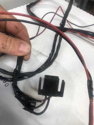 A old HEI module harness connector. 