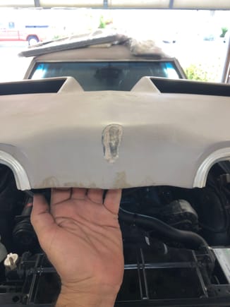 Bump on Hood from shipper