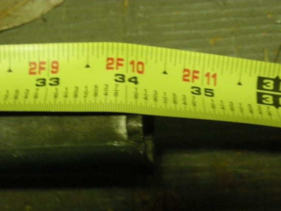The length of the jack's stem