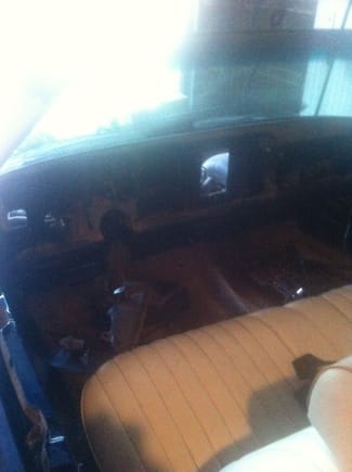 Stripped but wire harness, dashboard,gauges,column steering column and bench seat as well as rear seat included.