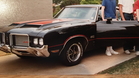 1987 OAI hood added, Car painted, engine rebuilt by this time.  Car was sold later that summer.