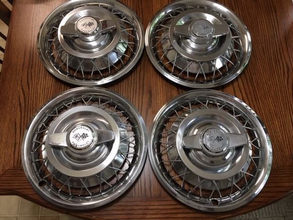 All four as a group (actual wheel covers for sale)