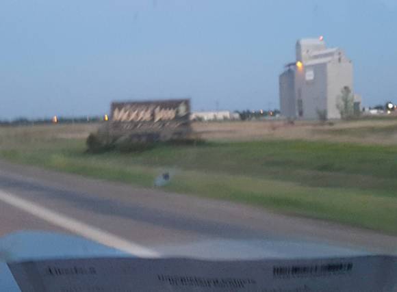 ...entering Moose Jaw SK...