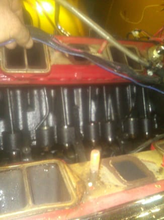 Had to cut the pushrods to get them out!
