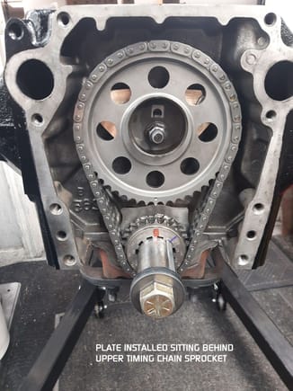 With the 403 having the revised oil gallery plug locations raised up higher, I was very pleased to see that everything still cleared every type of timing chain tested. 