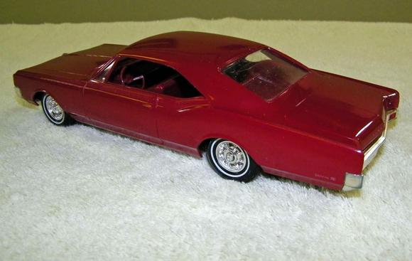 1965 Oldsmobile Dynamic 88 Holiday Coupe Promo Model Car - Target Red