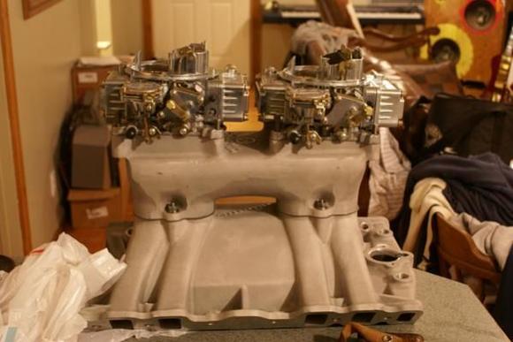 Out of the box, the new Holley carbs were garbage. I sold them and put on an old set of -4's much better carb castings.