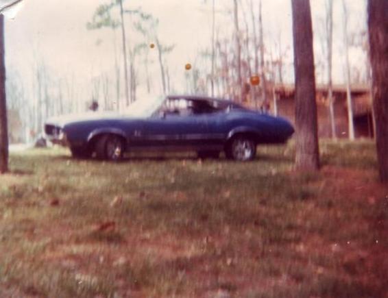 1971 Cutlass S...High school car.  Bought from little old lady that lived behind us.