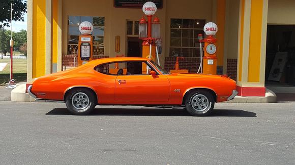 At the Gilmore Oldsmobile show two summets ago.  